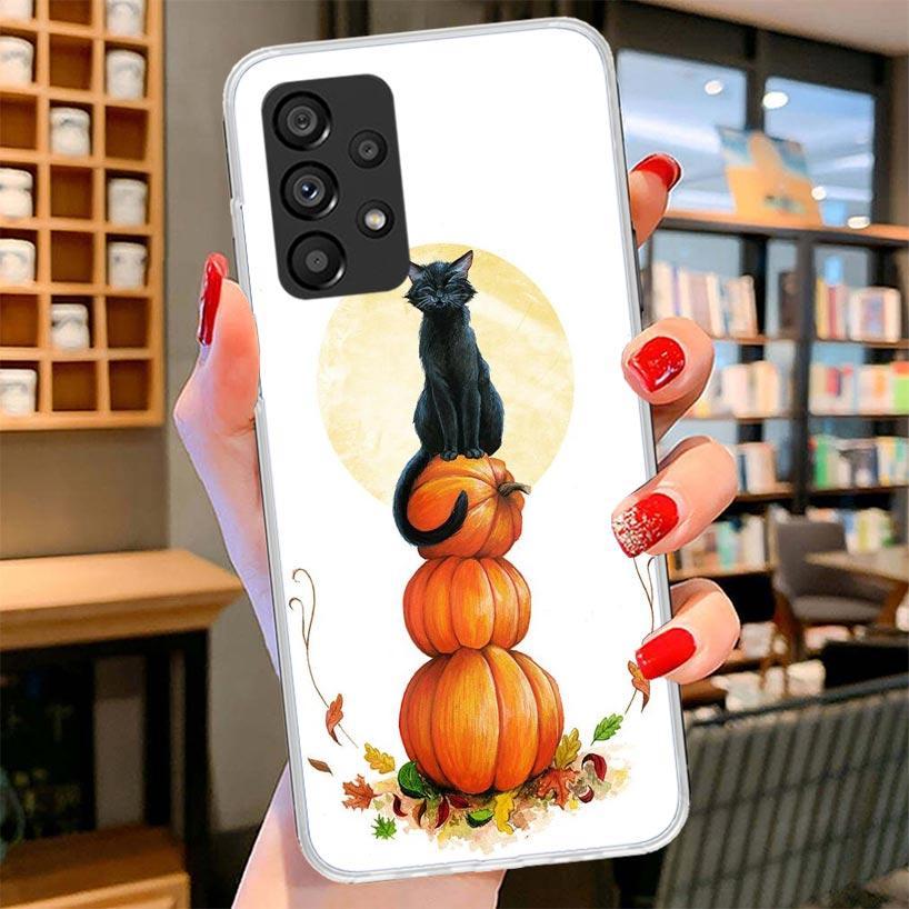 Pumpkin Happy Fall Autumn Phone Case For Samsung Galaxy A17 A37 A57 A16 A26 A36 A56 A15 A25 A35 A55 A14 A24 A34 A54 A13 A23 A33