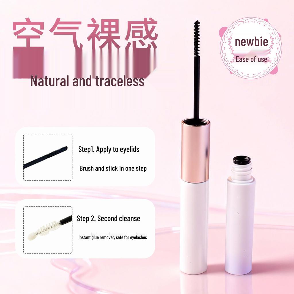 Dual-Ended Eyelash Glue & Remover: Instant Stick, Fast-Dissolving, Lash-Safe, Beginner-Friendly.
