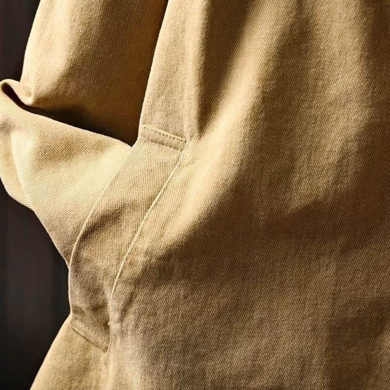 Coat for Women Cotton Autumn Winter Thickened Casual Oversize Outerwear Loose-Fit Jacket