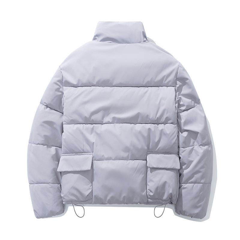 New Winter Men and Women with Thick Loose Cotton-padded Jacket Plus Size Short Couple Stand Collar Cotton-padded Jacket