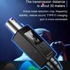 Convenient Wireless Microphone System Converter Built in 1000MAh Battery
