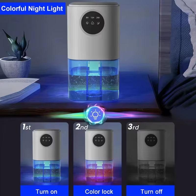 New Household Dehumidifier Absorb Moisture Silent EU/US Plug Portable Dehumidifier Suitable For Home Bedroom Office Kitchen