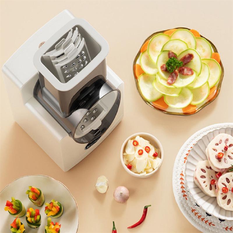 Electric Vegetable Chopper & Slicer: Cutter, Grater, Potato Slicer