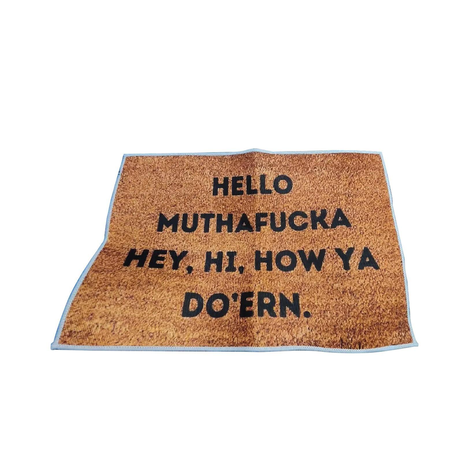 

Забавный английский коврик для двери, коврик для входа в парадную дверь, коврик для крыльца из полиэстера