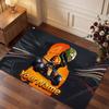 Lando Norris Personalized Crystal Velvet Carpet, Customized Name Text Soft Anti‑Slip Rug for Living Room Bedroom