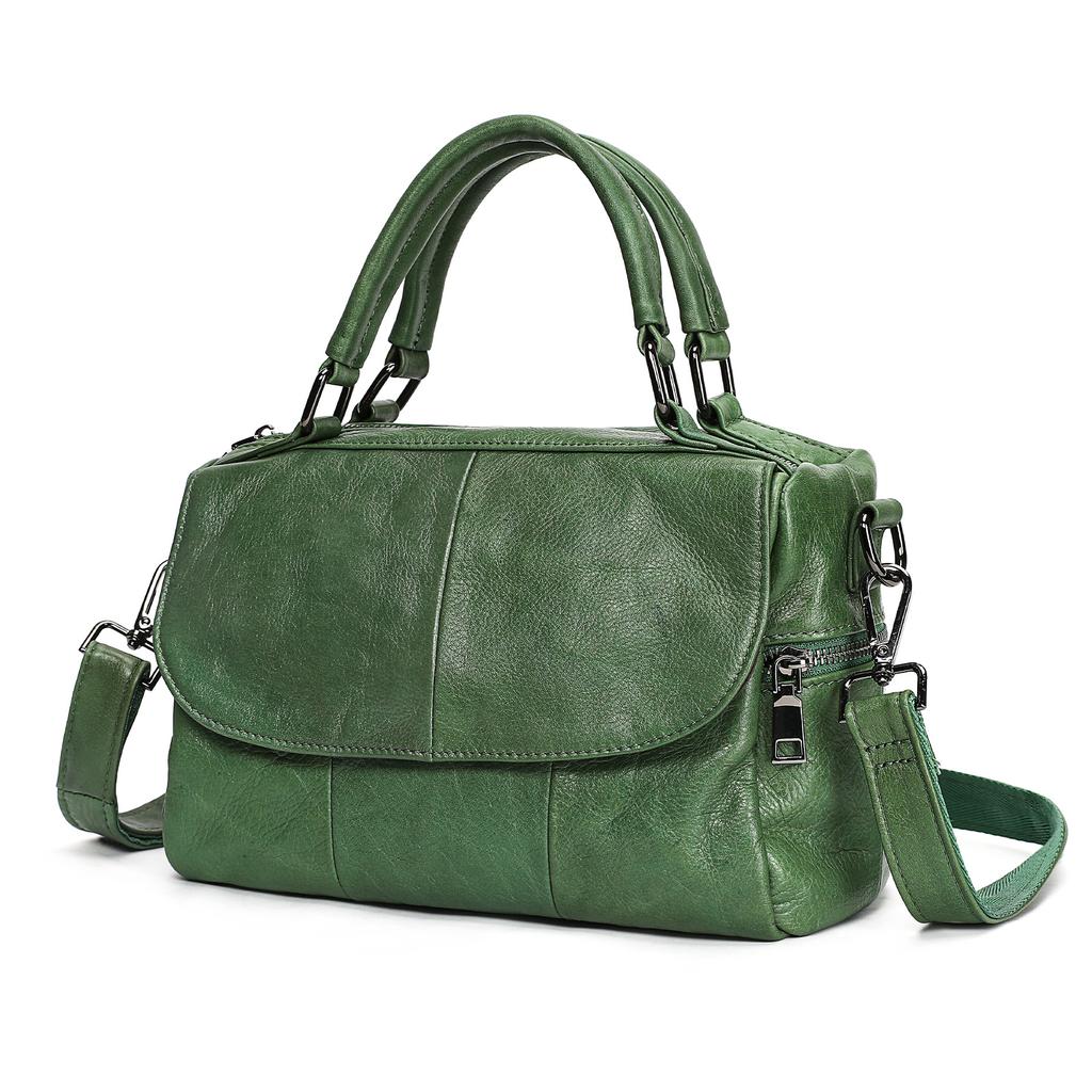 Vintage Women Handbag   Luxury Genuine Leather Women's Bag  Cow Leather Shoulder Bag Female Crossbody Bags