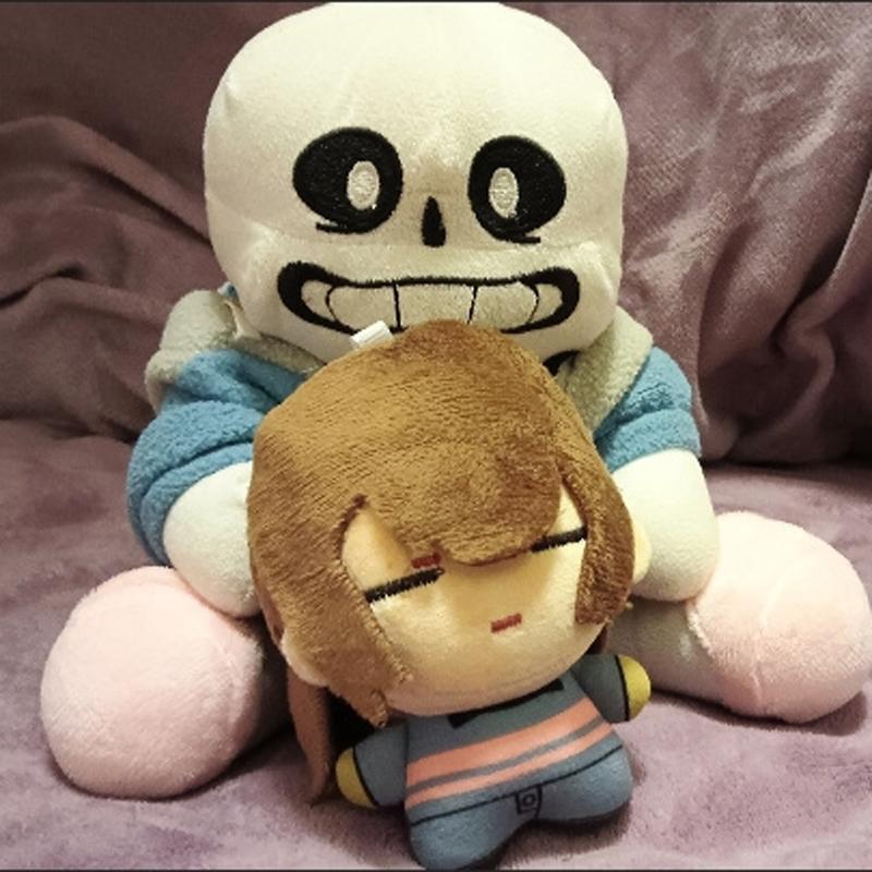 10Cm Video Game Undertale Frisk Stuffed Doll Filled Figure Playthings Frisk Soft Rucksack Hanging Keyring Plaything Birth Day Holiday Presents