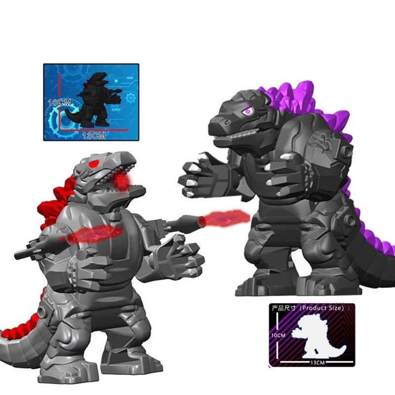 Godzillas Filmreihe Großer Dinosaurier Baustein MonsterKing Mini Animation Actionfiguren Modell Spielzeug Kindergeschenk