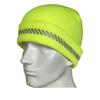 High Visibility Safety Beanie Reflective Knit Ribbed Hats Warm Winter Bonnets for Night Running Hiking Cycling