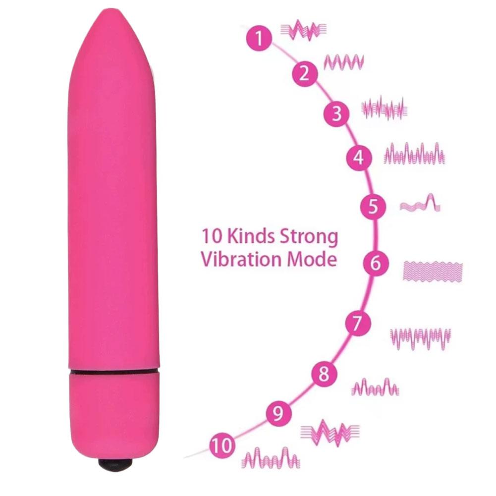 10 Speed Mini Bullet Vibrator For Women Waterproof Clitoris Stimulator Dildo Vibrator Sex Toys For Woman Sex Products