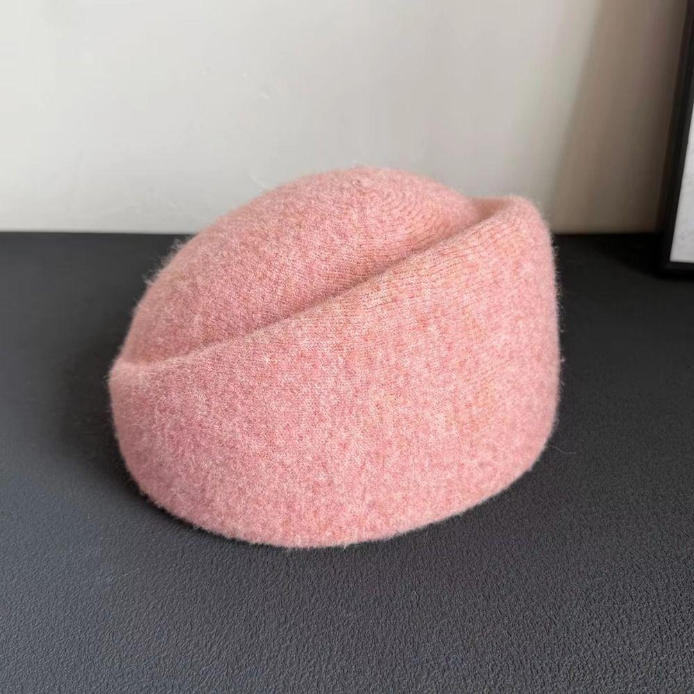 Fedoras Beret Hat Elegant Fedora Hat Fashion Airline Stewardess Caps Airline Uniform