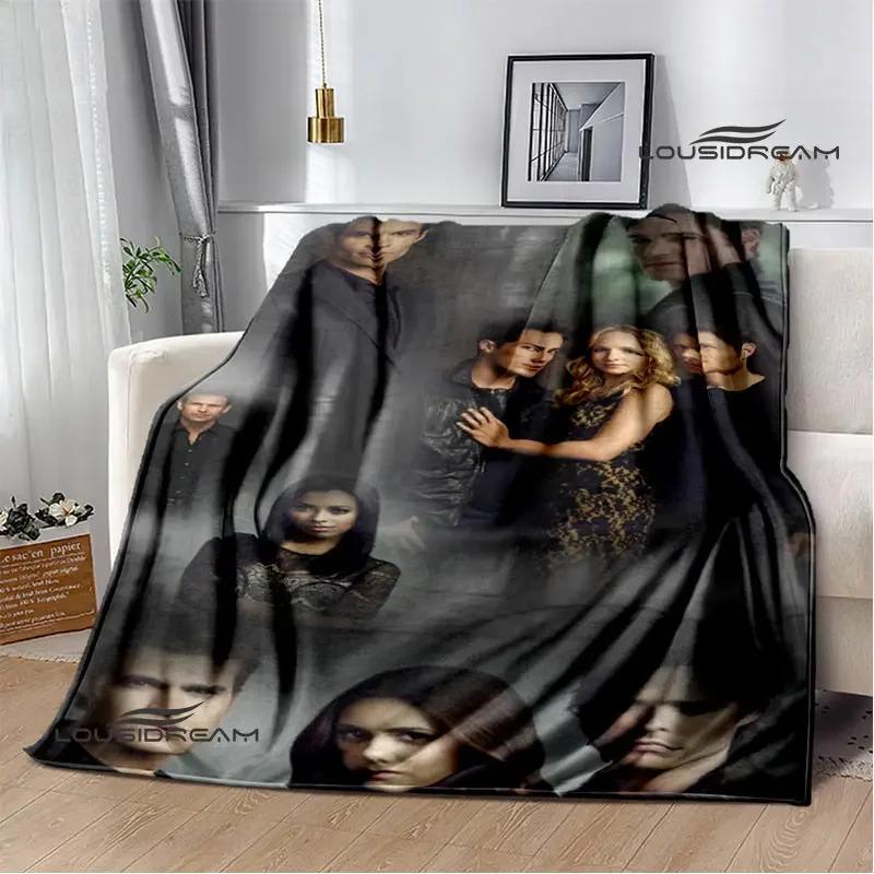 The Vampire Diaries Damon salvatore Blanket Flange Warm blanket Home travel blanket bed linings blankets for beds birthday gift
