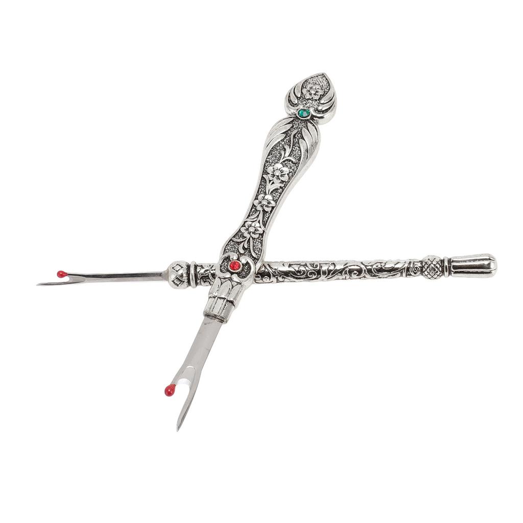 2pcs Retro Seam Remover Quickly Removal DIY Metal Hand Stitch Remover Thread Remover for Needlework