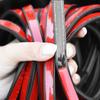 10 Meters B Type Car Door Seal Strips Noise Insulation Windproof Weatherstrip Rubber Seals Sticker Auto Interior Accessories