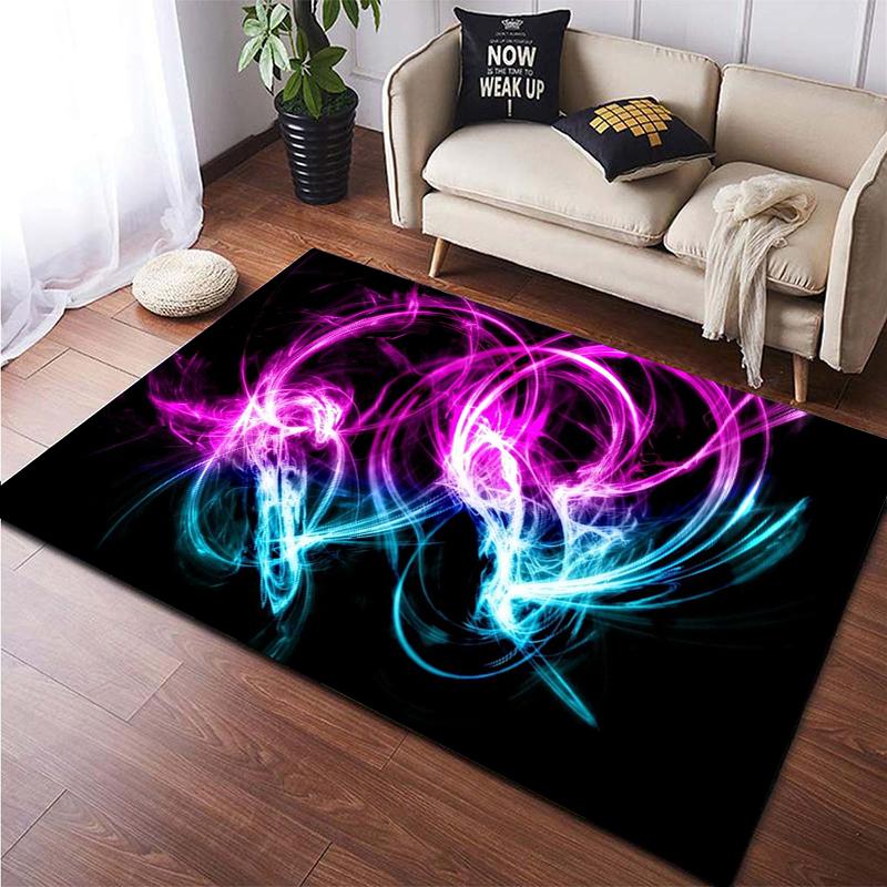 Colorful Magical Fantasy Abstract Art Printed Carpet for Living Room Home Decoration Mats Boho Rugs Area Rug for Bedroom