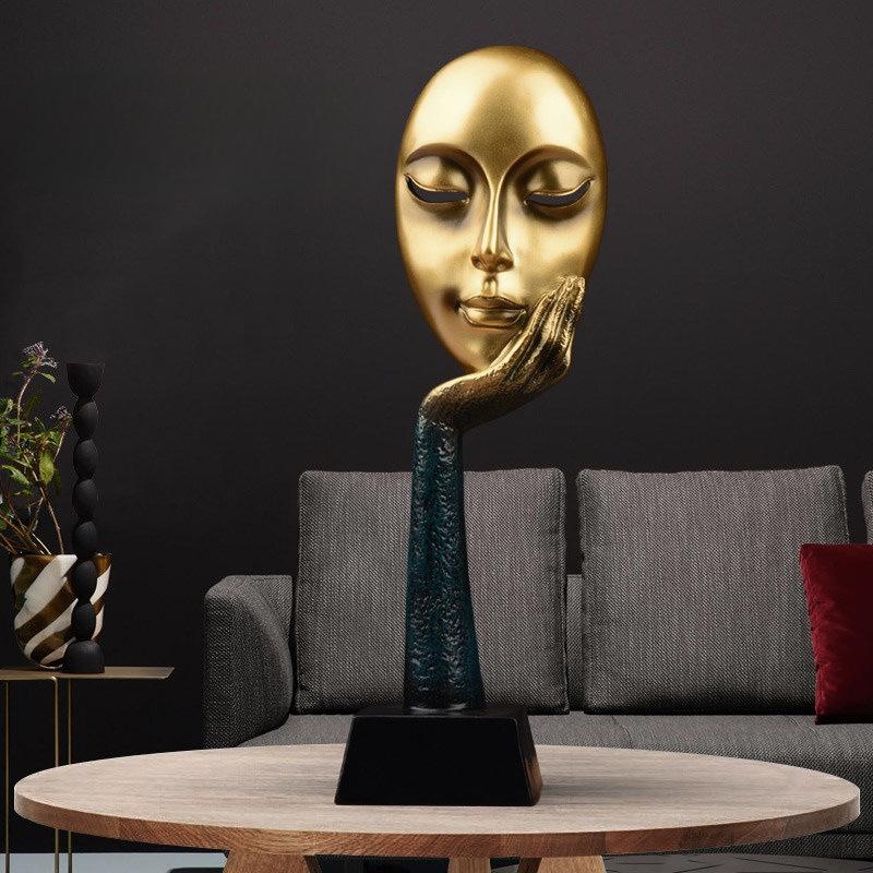 

Абстрактные украшения для гостиной, украшения для винного шкафа в скандинавском стиле, современный простой вход, украшение для перегородки под телевизор