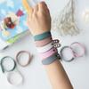 Silikonarmband i pastellfärg med justerbar längd