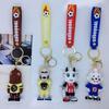 New Cross Border Creative Cartoon Football Baby Keychain Bag Car Keychain Accessories Gift Wholesale Toys Anime Cartoon Frind