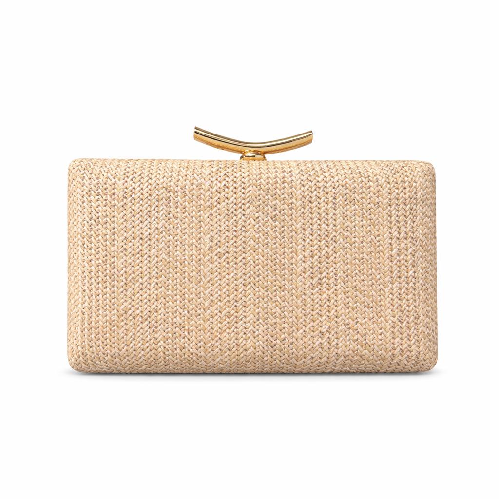 

Fashion Clutch Straw Woven Shoulder Bag New Arrival Evening Crossbody Designer Woman Bags For Women Trend Luxury Bags Designers 20x4x11cm
