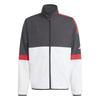 Adidas JOJ86 Tennis Team Wind Jacket with Trico Size Small Men's Lining, Black/White/Scarlet (IW2927),