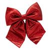 Large Ribbon Bows Christmas Tree Ornament Handmade Birthday Gift Colorful Sequins Fabric Bowknot Party Accessories