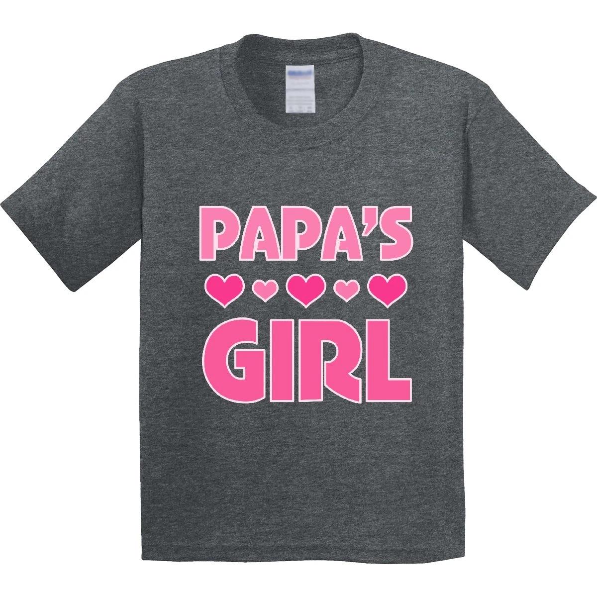 

Inktastic Papas Girl Granddaughter Youth kids boys T-Shirt Childs Girls Cute Daughter Tee 140