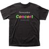 New Order Concert T-shirt Mens Licensed Rock N Roll Music Band Tee New Black