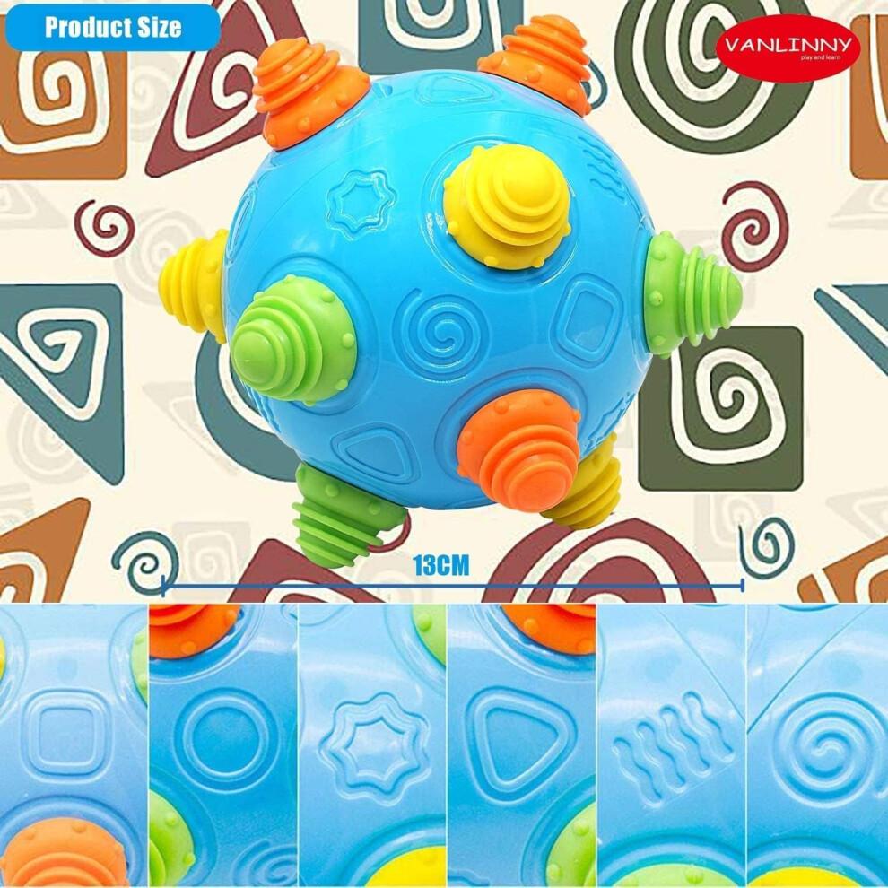 Giocattolo Palla Musicale Scuoti e Rimbalza per Bambini 3 - 6 Anni - Danzante, Irregolare, Suoni Interattivi, Apprendimento Sensoriale Regalo per Bambini Piccoli