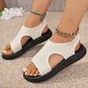 Damen Schuhe Sommer Strand Keilsandalen Damen 2025 Komfort Lässige Sport-Sandalen Damen Plateau Trend Römersandalen Übergröße