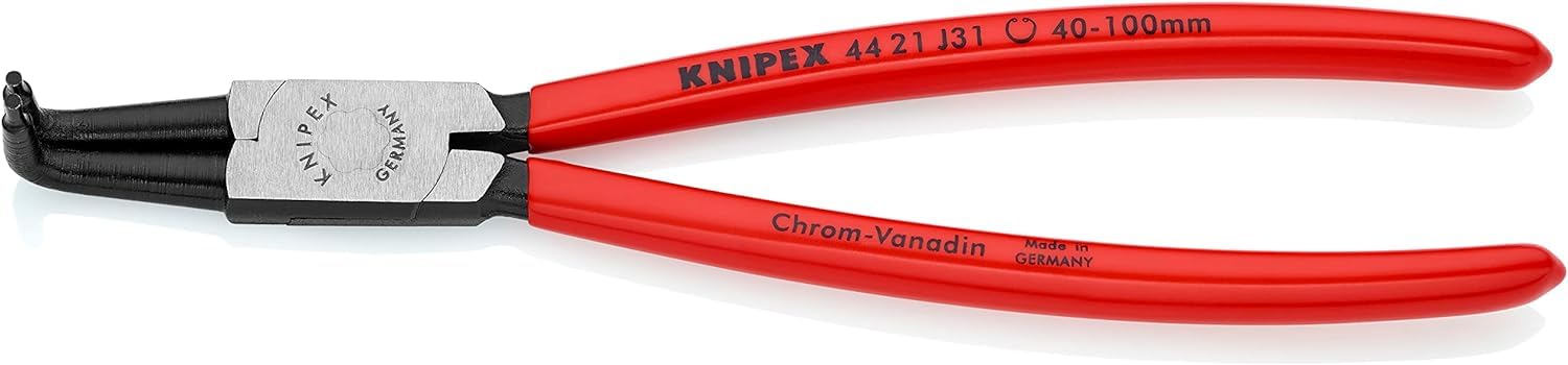 

KNIPEX Hole Snap Ring Curved 4421-J31 Pliers, (SB) чёрный