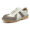 Male Casual Leather Shoes Mens Fashionable Lace Up Flats Shoes Leisure Office Shoes Business Formal Shoes