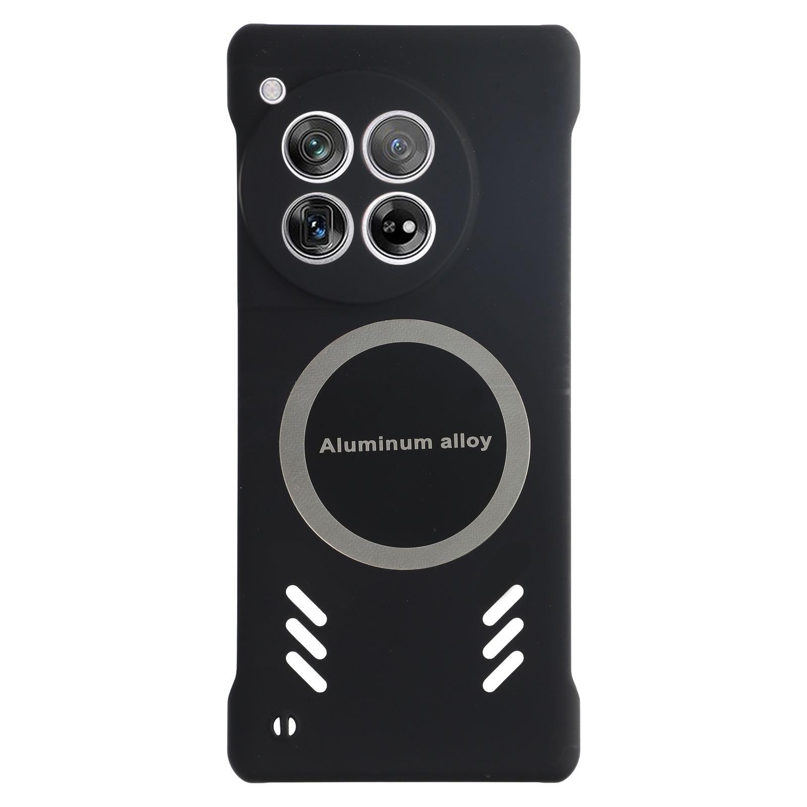 

For OnePlus 12 5G Case Hard PC Frameless Heat Dissipation Phone Cover Black