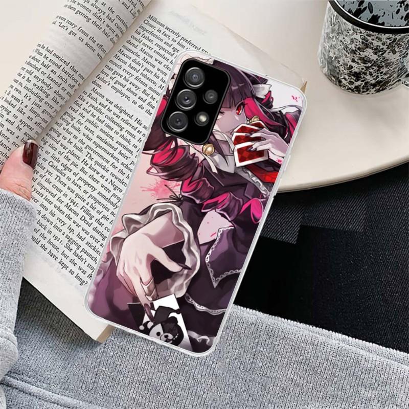 Cool Anime Danganronpa Phone Case For Samsung Galaxy S10 S21 S22 Plus Ultra A91 A51 A21S A12 Transparent Phone Cover