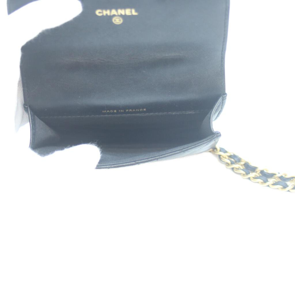 CHANEL No. 31 AP2200 Black Lamb GHardware Mini Mini Matelasse Top Handle 2-Way Chain Shoulder Shoulder bag blackUsed