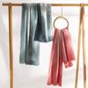 Gradient Tie Dye Imitation Cashmere Plaid Scarf Tassel Neck Scarf Commuting Fashion Extended Sunshade Warm Soft Long Scarf