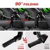 For Kawasaki Vulcan 650 S/VN650 2015-2024 Motorcycle Adjustable Passenger Foot Pegs Mount Kit Highway Peg Extensions Bracket