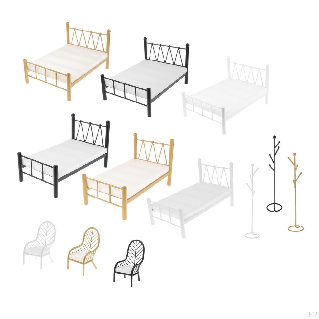 Puppenmöbel 1: 6-Skala Puppenhaus Zubehör (Wohnzimmer Schlafzimmer