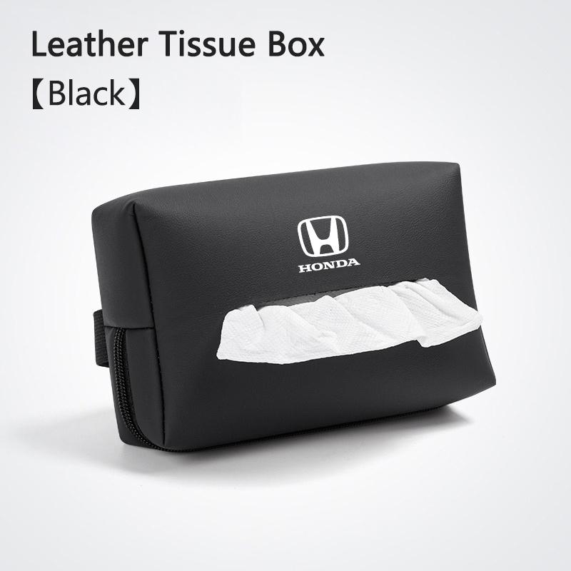 Leather For Honda Civic Fk7 Fit Fk2 Mugen Fk8 Type R Accord Crv Car Inner Tissue Box Seat Back Storge Bag Auto Accessories VZ9