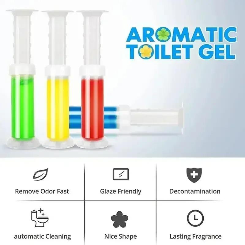 Toilet Cleaner Gel Stick Tablet Products Liquid Fragrance Cleaning Deodorization Odor Lasting Solid Aromatherapy Air Freshener
