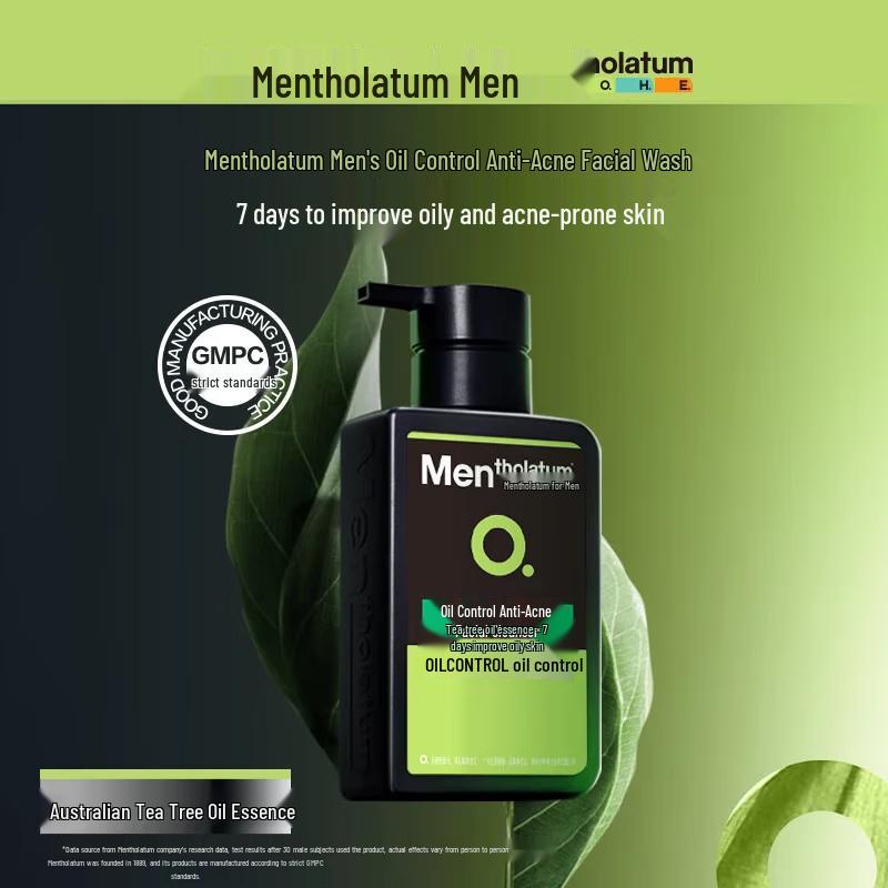 Mentholatum Men's Oil Control Cleanser Twin Pack