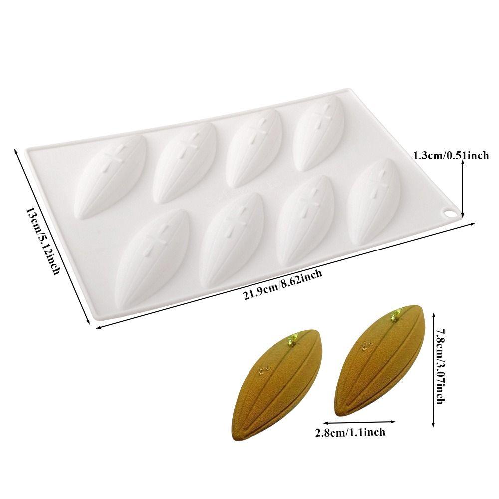 Heat Resistant Cocoa Fruit Silicone Mold 6/8 Cavity Baking Mold Portable Pudding Mold  Chocolate