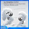 UYUXIO Wireless Open Ear Headphone with BT 5.4 Clip on Earbuds 72H Play Time Long-Battery Life Over Ear Buds for Sport