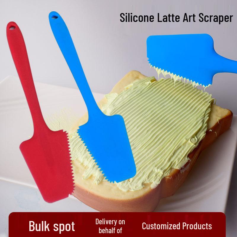 

Silicone Spatula for Cream, Butter, Jam, and Cake Baking Red