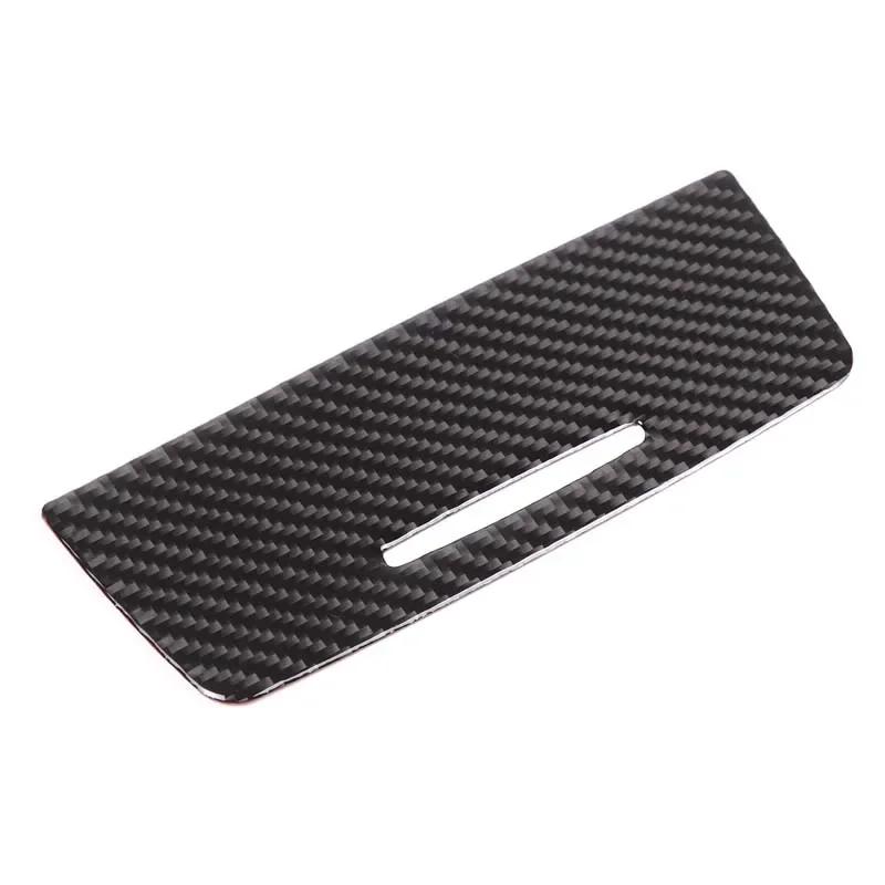 For BMW 3 Series E90 E92 E93 2005-2012 Soft Carbon Fiber Car Center Gearbox Storage Box Panel Cover Sticker Car Accessories