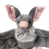 Lovely Grey Bat Plush Stuffed Bat Doll Plush Throw Pillow For Boys And Girls Christmas Halloween Decoration Holiday Gifts