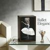 Ballet Dancer Tissue Box Cover Wooden Skirt Napkin Holder For Home Desktop Bedroom Bathroom Decorative Ballerina Tissue Box