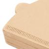 Disposable Coffee Filter Paper, Reduces Fine Powder, Pack of 100, for Commercial and Home Use, 1-2 Cups