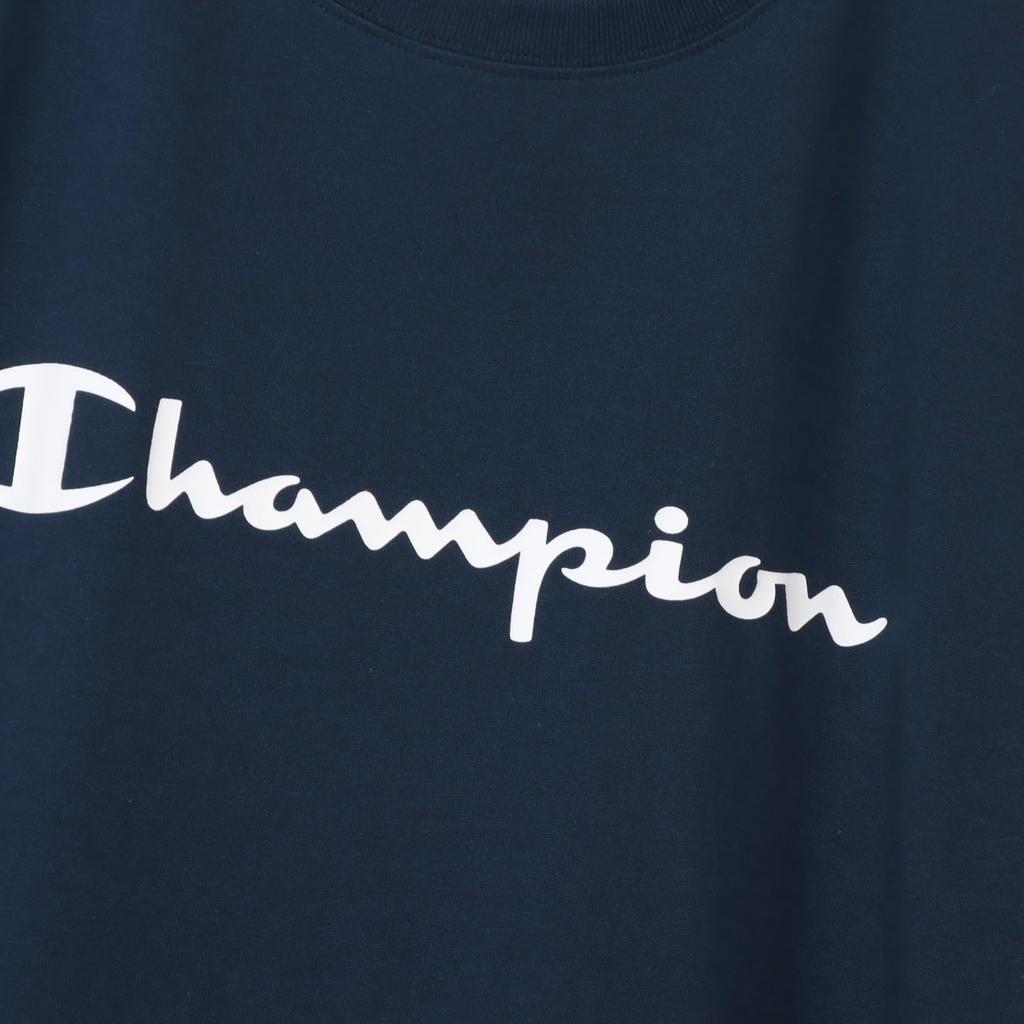 Champion Short Sleeve T-Shirt Crew Neck 100% Cotton USA Rubber Print Basic C3-X358-370-XL