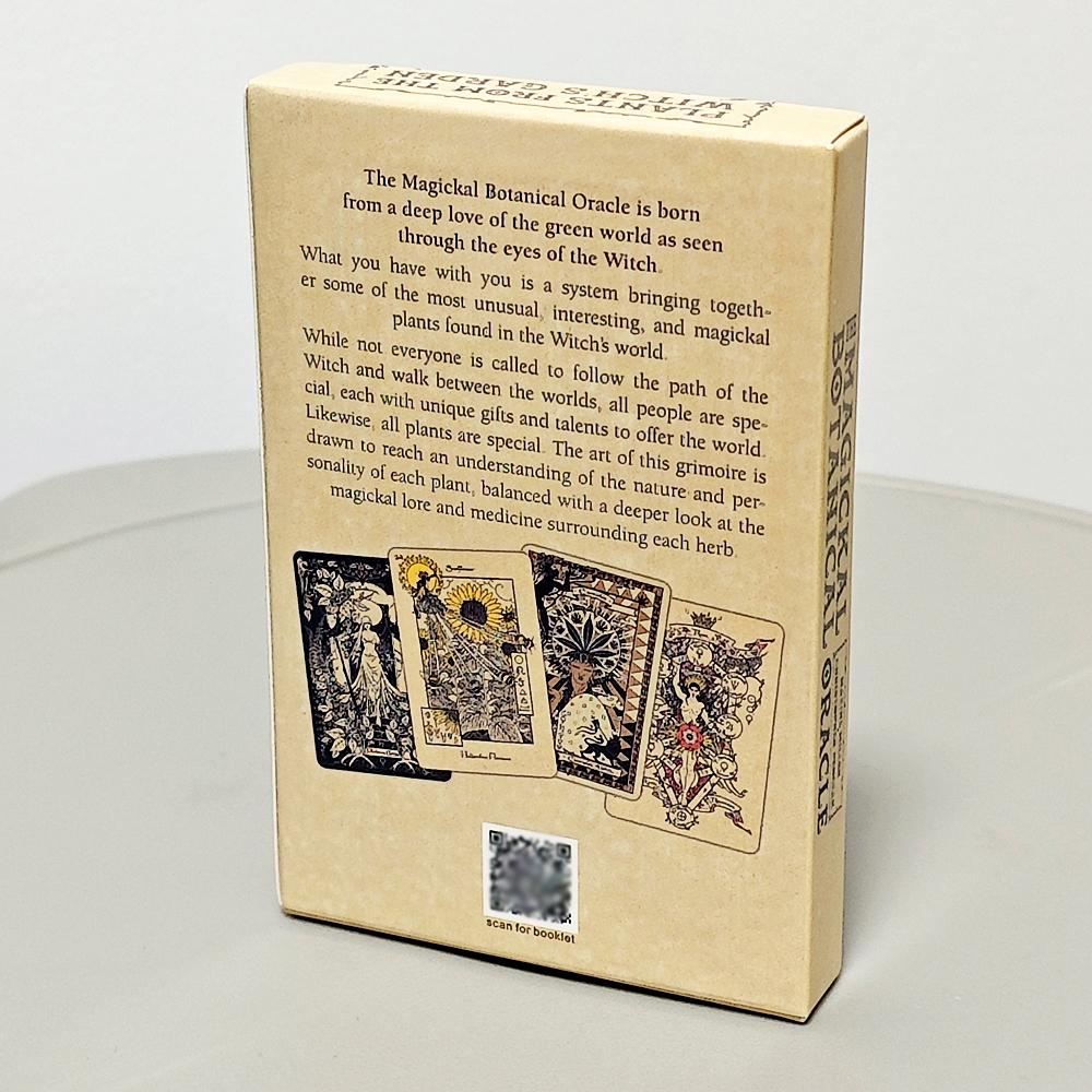 33pcs Magickal Botanical Oracle 10*6.5cm Plants From The Witch's Garden Cards