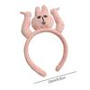 Cute Headbands Plush Funny Cartoon Rabbit Headbands Creative Hair Band Hair Accessories Girls Birthday Gifts